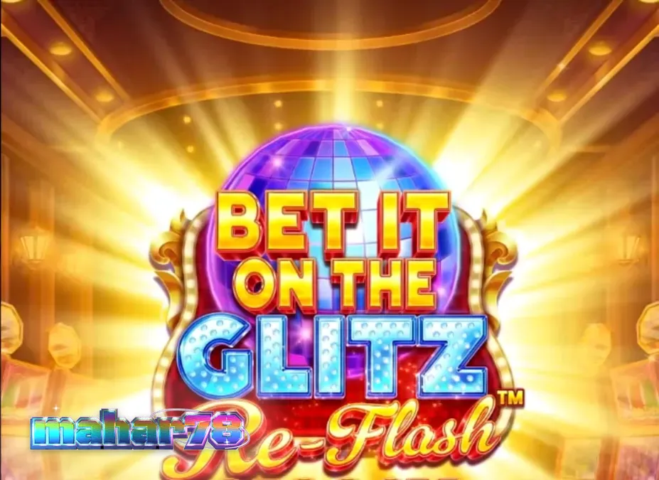 Tampilan visual neon dan mewah dari slot Bet It on the Glitz Re-Flash